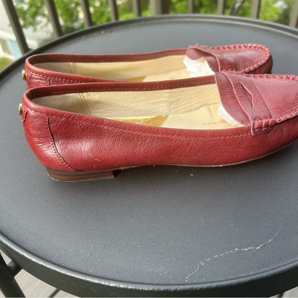 Michael Kors leather loafers